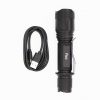 Pivoi 1000 Lumens 10W LED Tactical Rechargeable Flashlight with Clip