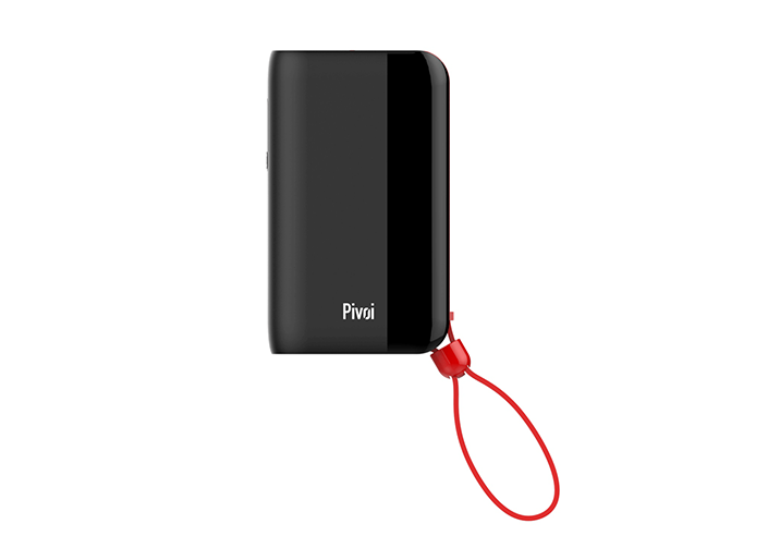 Pivoi 10000mAh Power Bank With Built-in Lightning Cable