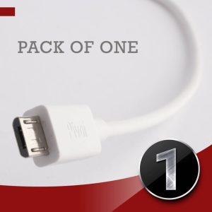 Pivoi White USB 2.0 to Micro Cable (Pack of 1)