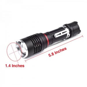 Pivoi 10W 1000 Lumens Rechargeable Flashlight with Clip