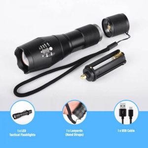 Pivoi 600 Lumens 10W LED Tactical Flashlight