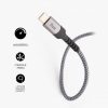 Pivoi USB Gray 2.0 AM to Type C Cable (Pack of 1)