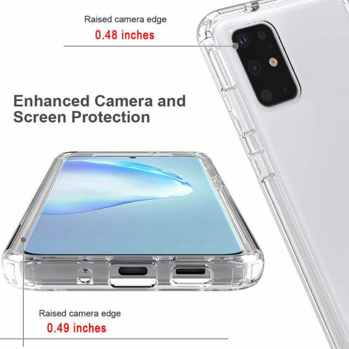 Samsung 6.7 inch S20 Plus Transparent Mobile Back Cover