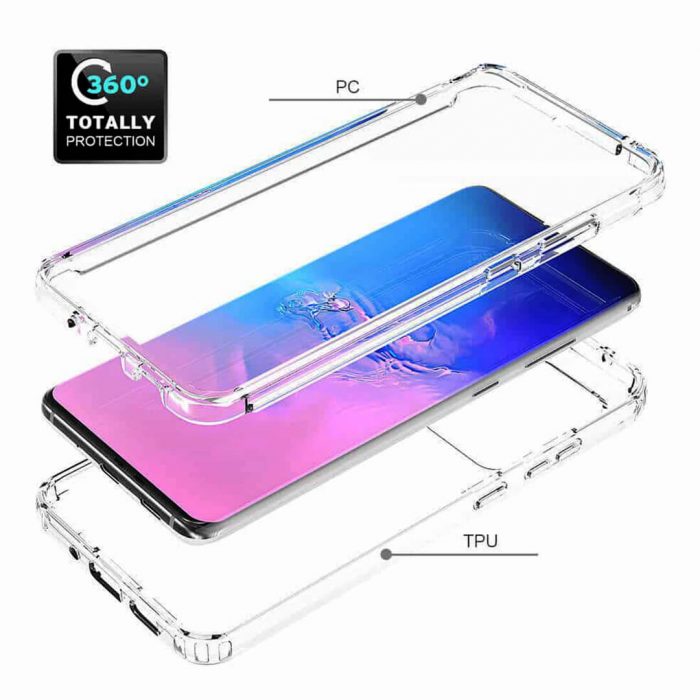 Samsung S20 Ultra 6.9 inch Screen Size Transparent Mobile Cover