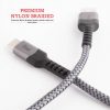 Pivoi USB Gray 2.0 AM to Type C Cable (Pack of 1)