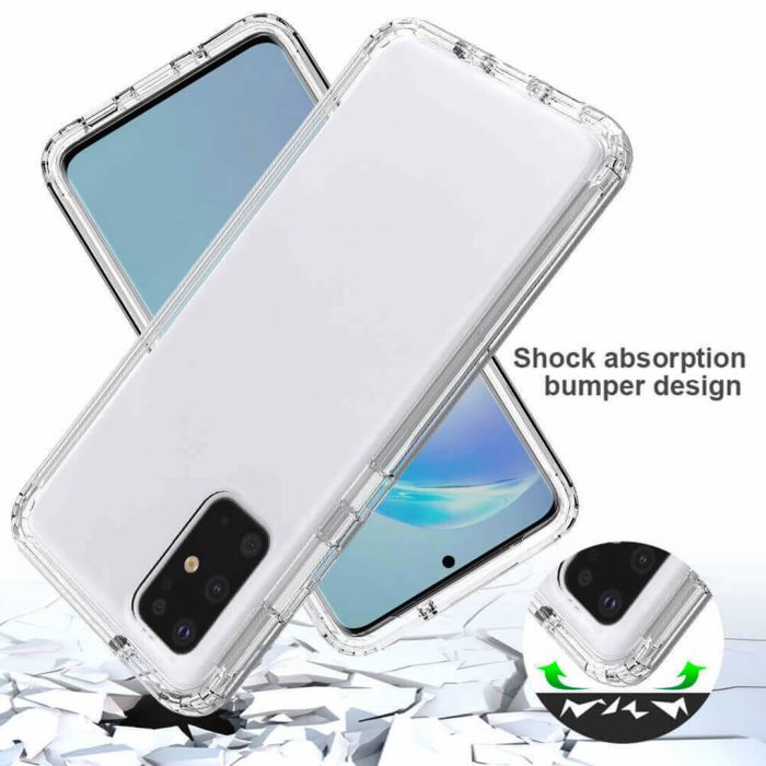 Samsung 6.7 inch S20 Plus Transparent Mobile Back Cover