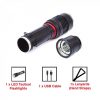 Pivoi 10W 1000 Lumens Rechargeable Flashlight with Clip