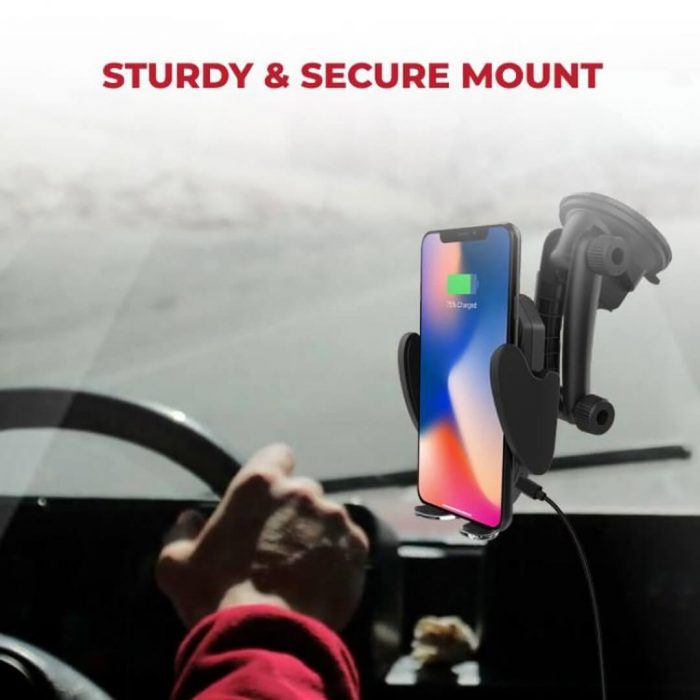 Pivoi Car Mobile Holder with Wireless Charging