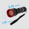 Pivoi 15W 1000 Lumens LED Tactical Flashlight