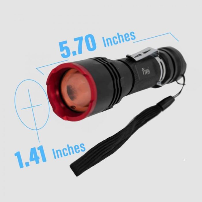 Pivoi 15W 1000 Lumens LED Tactical Flashlight