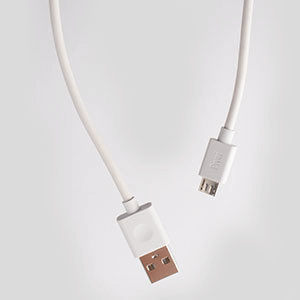 Pivoi White USB 2.0 to Micro Cable (Pack of 1)