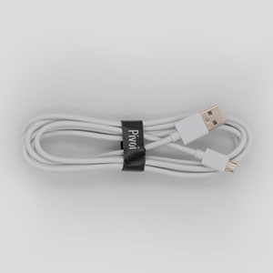 Pivoi White USB 2.0 to Micro Cable (Pack of 1)