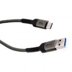Pivoi Grey USB 3.0 AM to Type C Cable (Pack of 1)