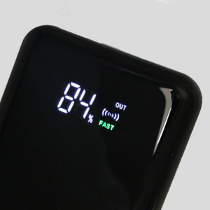 Lectronic Magnetic Wireless Mini Power Bank 10000mAh-Black - الدهماني  للاتصالات Aldahmani Telecom