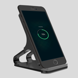 Pivoi Black Wireless Charger Stand