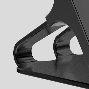 Pivoi Black Wireless Charger Stand