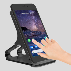 Pivoi Black Wireless Charger Stand