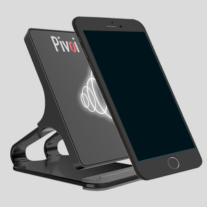 Pivoi Black Wireless Charger Stand