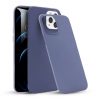 Pivoi 6.7 inch iPhone 12 Pro Max Silicon Mobile Cover - Blue
