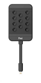 Pivoi 5000mAh Power Bank with built-in Lightning Cable and Suction Cups